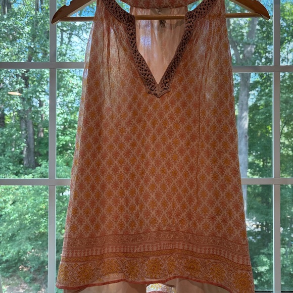 Joie Tops - Joie Sleeveless V-Neck Printed Tank Top Size S